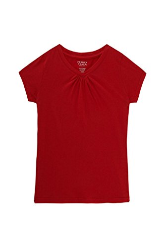 Image of French Toast Girls Short Sleeve V-Neck T-Shirt Tee