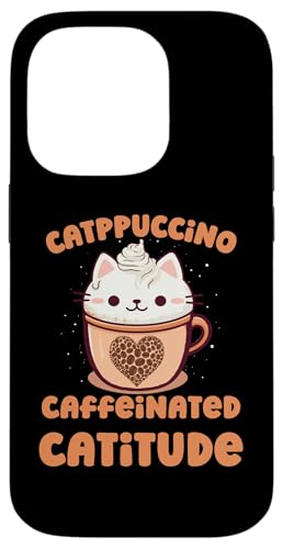 Catppuccino JtFC Catitude ʔ JCC R[q[ L X}zP[X iPhone 14 Pro p
