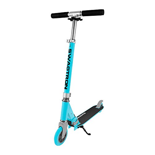 Swagtron K1 Two-Wheel Kick Scooter for Kids & Teens, Adjustable for 40