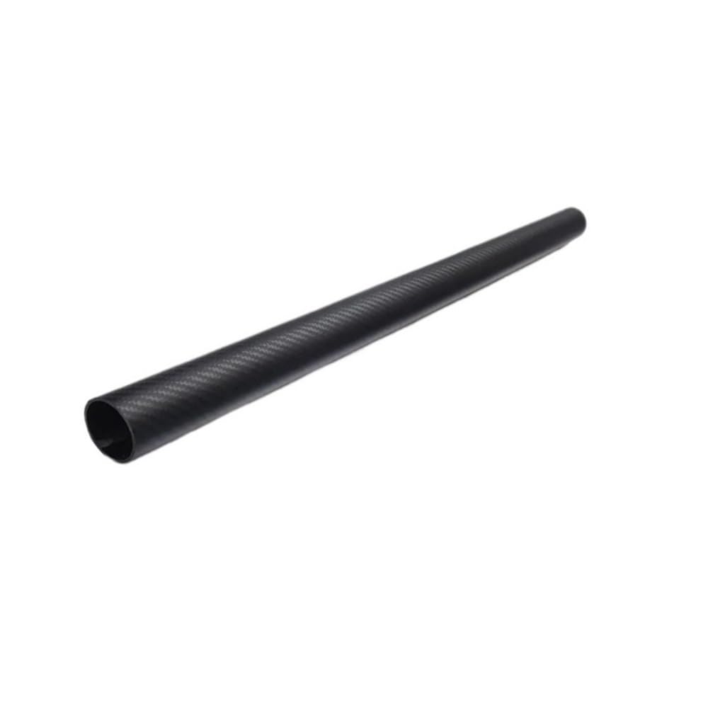 Rury okrągłe 3k z pełnego włókna węglowego o długości 500 mm, matowe rury twill do części robotów, 2 szt(15x13mm)