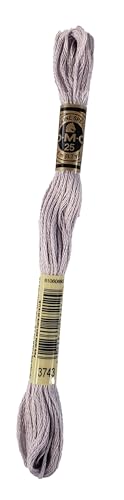 Image of DMC 6-Strand Embroidery Cotton Bundle - Antique Violet Color Family -4 Skeins of Thread - 8.7yd Skeins