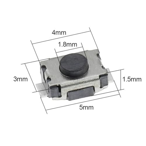 Bouton interrupteur 3x4x2 mm : la solution aux boutons cassés de télécommande - 6