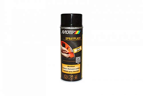 AEROSOL PEINTURE PELABLE SPRAYPLAST MOTIP NOIR BRILLANT 400ML Cover