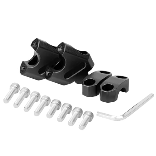 Rehausseurs de guidon de moto alliage aluminium 22mm collier montage rehausse