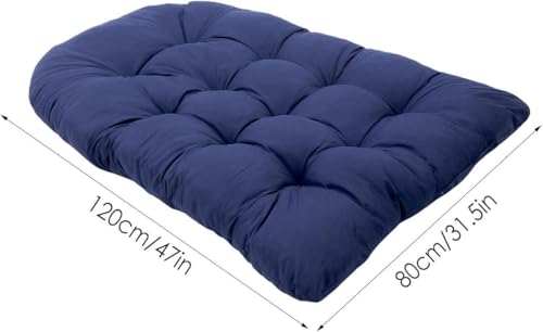 Coussin de chaise pivotante imperméable et moelleux pour jardin