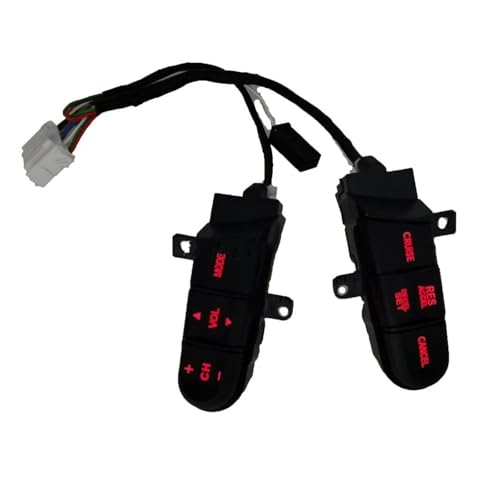 Boutons Navigation DVD Volant Civic Commande Audio Volant Rouge 06-11