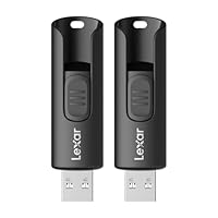 Lexar 128GB 2-Pack Flash Drive A30E USB 3.2 Gen 1, USB Drive up to 100MB/s, Storage Expansion and Backup for PC and Mac Systems