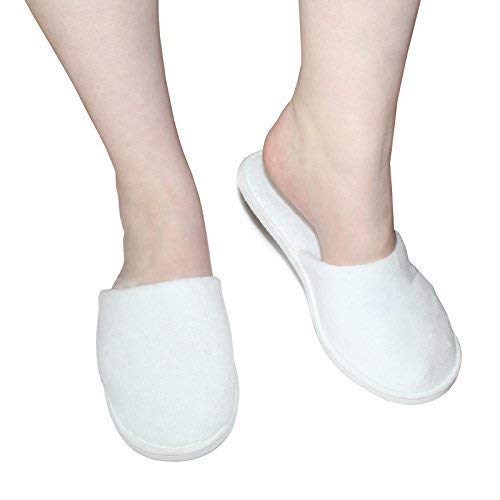 LAAT 5 paar pantoffels set badslippers gastenpantoffels gesloten wegwerp pantoffels spa home ademende pantoffels party… - Image 6