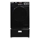 Equator Combo Washer Dryer VENTED-DRY 30% Faster than Condense 110V 15lb 1400RPM + Pedestal ADA (Black)
