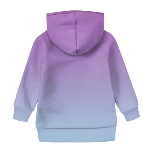 Cute Hoodies for Girls Oversized Long Sleeve Hooded Sweatshirt Kids Casual Solid Basic Pullover Preppy Clothes3