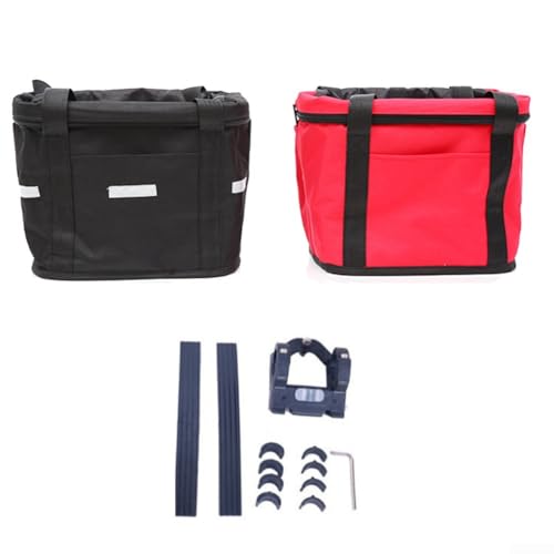 Gettimore JK1 Fahrradkorb Rot Faltbar