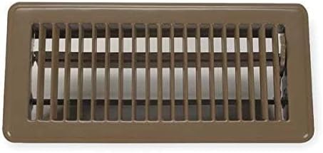 10 x 6 Floor Register,Brown
