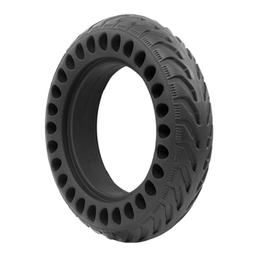 Socueny 200 x 50 neumáticos para scooter eléctrico, neumáticos sólidos, estructura de panal, neumáticos Run-Flat, Little Dolphin, neumáticos rellenos con carro de almacenamiento, neumáticos de 8