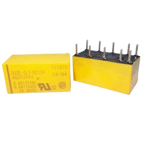 Relé DS2Y-SL2 DC12V para proyectos de domótica y automatización de sistemas 10 Pines