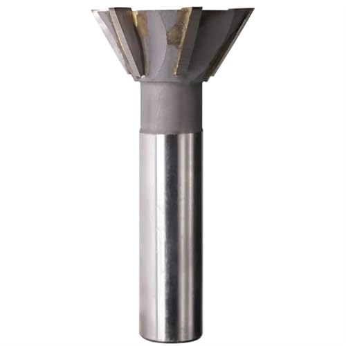 Fraise à queue d'aronde 60 degrés HSS D12Xd8X70L pour fraiseuse CNC