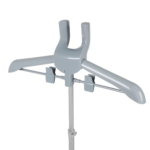 MENDUNER Faltbarer Bügel Garment Ständer, Höhen Verstellbarer Dampfer Ständer für Kleidung, Dampf Garderoben Ständer für Schlafzimmer Garderobe, Dampf Bügel Maschine Zubehör Halterung