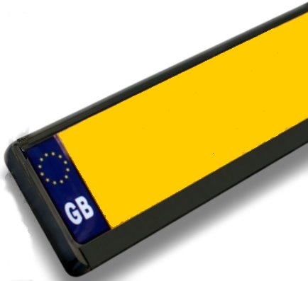 Number Plate Holder Frame Surround Black