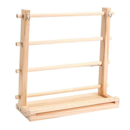 Porte-rubans en bois noble, un rangement durable pour loisirs créatifs