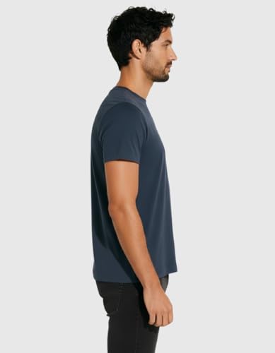 Image of Everbasics Supima Cotton Men's Crew Neck Classic T-Shirt, Regular Fit, Premium Soft Cotton Tee(100% Supima Cotton)