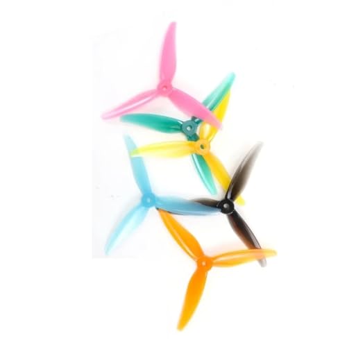Hélices 51466 V2 ultra résistantes de 13,2 cm pour optimiser la poussée des moteurs FPV 2207 rose