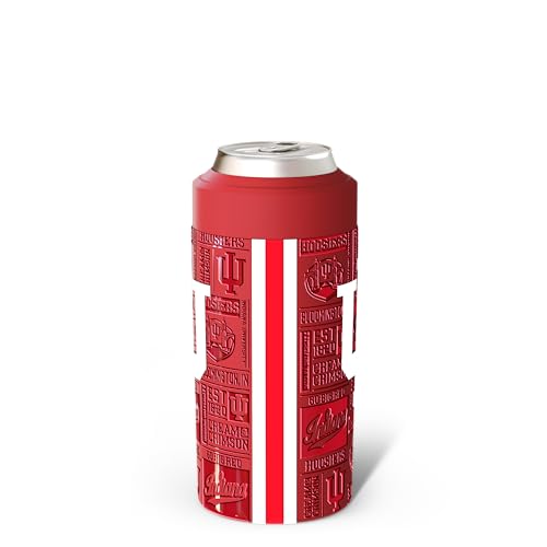 Image of Frost Buddy Universal Can Cooler - Fits 12 & 16 oz (Indiana Hoosiers | 3D) | 20x colder, cold up to 24 hrs | Fits slim cans & bottles | Sleek, lightweight design | No sweat, no condensation