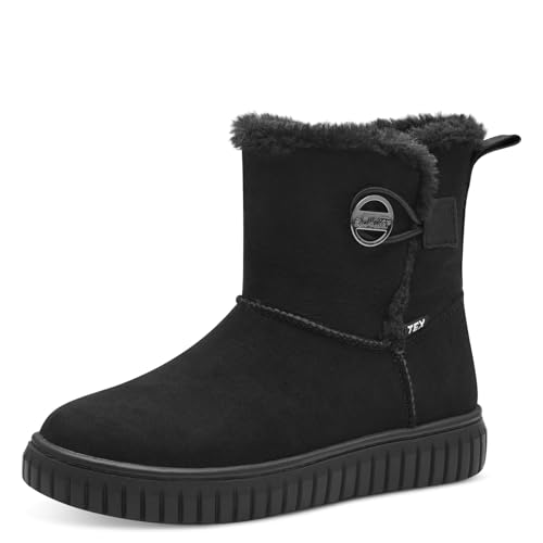 s.Oliver Jungen Winterstiefel Gefüttert Wasserabweisend, Schwarz...
