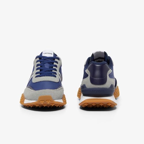 Lacoste Mens L-Spin Deluxe Sneaker, NVY/DK Gry, 9.52