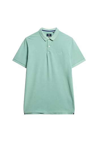 Superdry Herren Destroyed Polohemd Frische Minze L