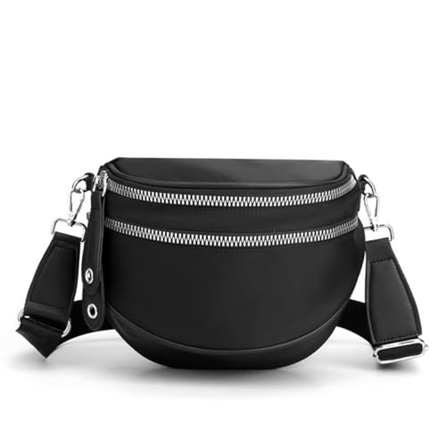 Image of Casual Nylon Crossbody Purse Bag Waterproof Lightweight Shoulder Bag for Women Handbag