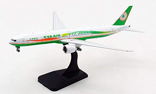 1/400 B777-300ER エバーエアー www.JetCollector.com: EVA Air Ribbon B777-300ER 1:400 Scale
