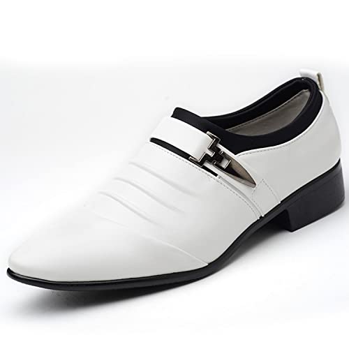 WOkismD Männer Leder Schuhe Casual Schuhe Slip-on Business Kleid Schuhe...