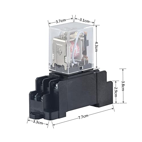 Relais général DPDT MY2NJ GUMMMY éviter les pannes de circuit micro interrupteur DC 24V pack 20 - 6