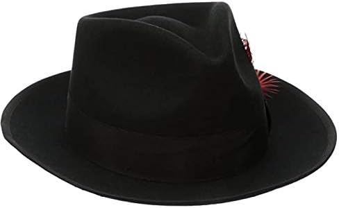 Scala Classico Men's Wool Felt Snap Brim Fedora - Image 2