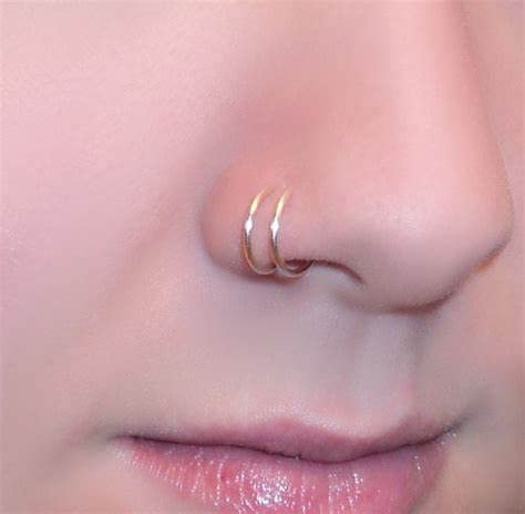 Briana Williams Fake Lip Piercing Fake Lip Ring Fake Nose Ring Fake Nose Piercing Faux Lip Rings Fake Snake Bite Piercing Clip on Non Piercing Double Cartilage Helix Earrings Ear Cuff for Women Men3