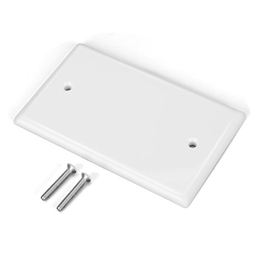Placa de pared blanca TNP elimina el desorden visual de cables sueltos 5