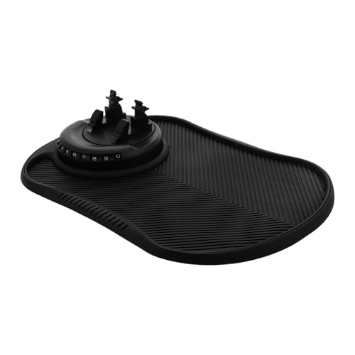 SOLUSTRE Car Dashboard Anti-Slip Pad Phone Mount Car Mats for Phone Holders Auto Non-Slip Car Mats Easy Installation Black