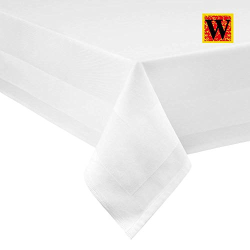 Westlane Linen Cloth Napkins Set of 6, White, 56 x 56 cm (Set of 6) - Image 4