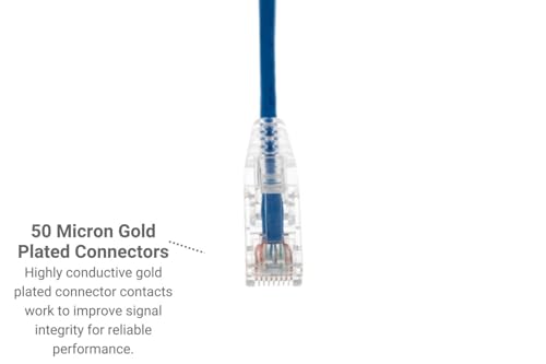 Cable Ethernet Cat6A 3ft Azul CablesAndKits miniatura 4
