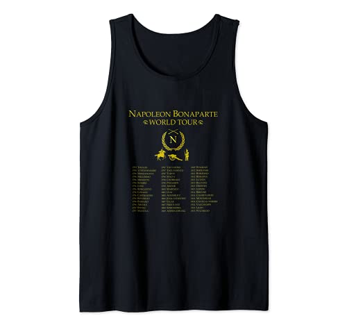 Napoleon Bonaparte World Tour - Conceptions d'histoire Débardeur