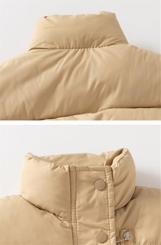 Kids Boys Girls Puffer Vest Lightweight Winter Warm Sleeveless Jackets Zip Up Stand Collar Gilet 5