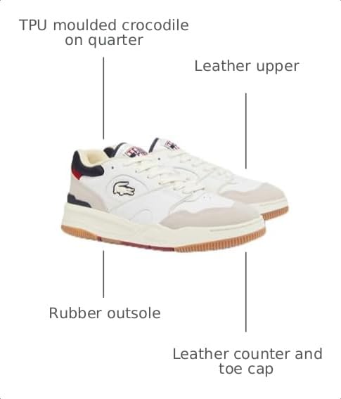 Image of Lacoste Men's Lineshot Leather Sneakers