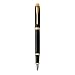 Parker IM Fountain Pen Kit, Black Lacquer with Gold Trim, Ink Bottle Refill, Ink Cartridge Refills, Ink Bottle Converter