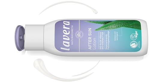 lavera After Sun Lotion - 24 h Feuchtigkeitspflege - beruhigend & kühlend - Sonnenschutz - vegan - Naturkosmetik - 200 ml