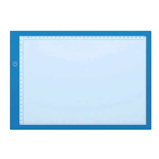 Mesa De Luz Azul A4 3 Níveis de Iluminação Premium Para Desenho Transposição Led