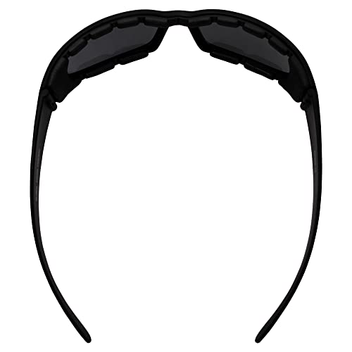 Chicago Foam Padded Smoked Lens Sunglasses - Motorcycle ATV Sports Eyewear Black Frame With Shatterproof Lenses4