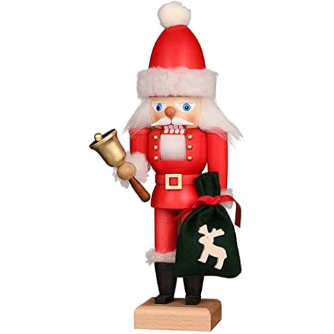 Alexander Taron Importer 32-658 Christian Ulbricht Nutcracker-Santa with Bell-12 H x 4" W x 3" D, Brown Cover