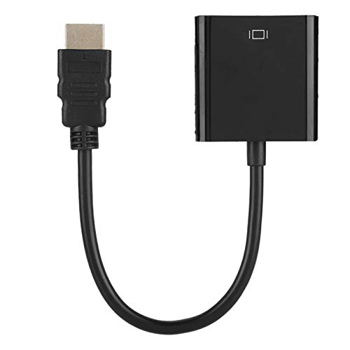 Conversor de cabo HDMI para VGA, cabo adaptador HDMI para VGA de resolução HD de tamanho completo, m