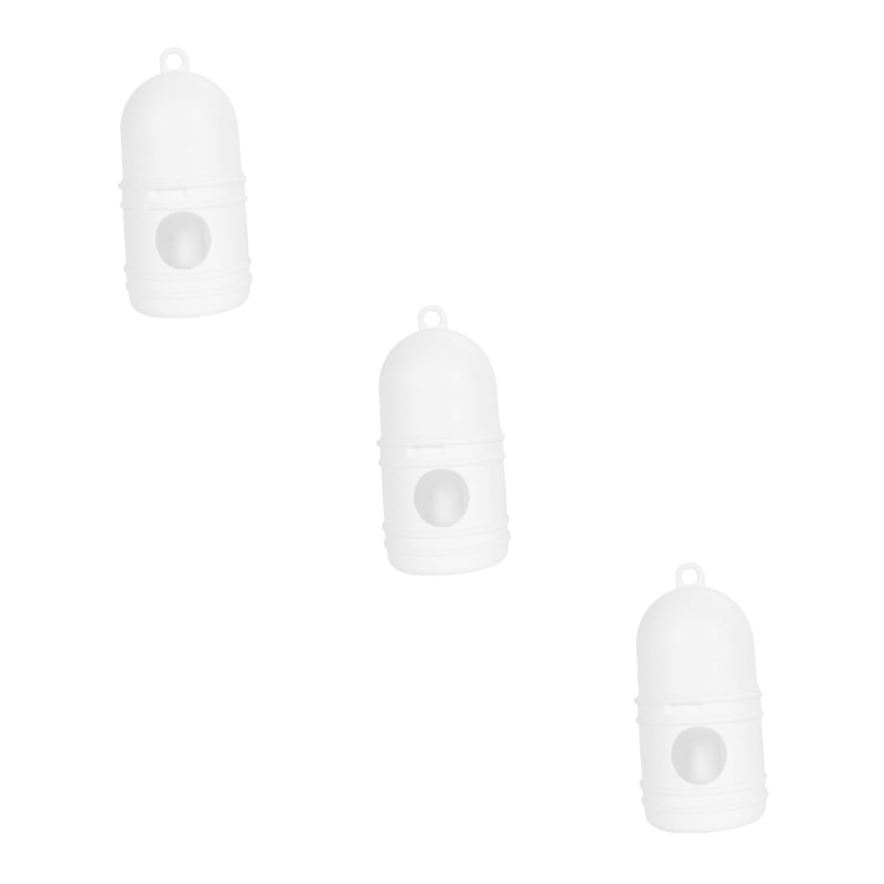 Sosoport 3piezas Bebedero para Pájaros De Plástico De Bebedero Portátil y Automático Aves Pollos y Codornices