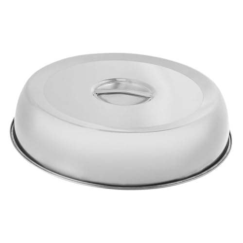 NUOBESTY Tapa De Olla Redonda Para Bistec Cubierta Protectora De Alimentos De Acero Inoxidable Tapa Para Filetes Cubierta Para Barbacoa Mantener La Frescura De Alimentos