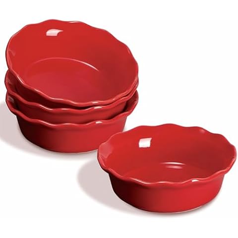 ONEMORE Ceramic Deep Dish Pie Pan Set Cover